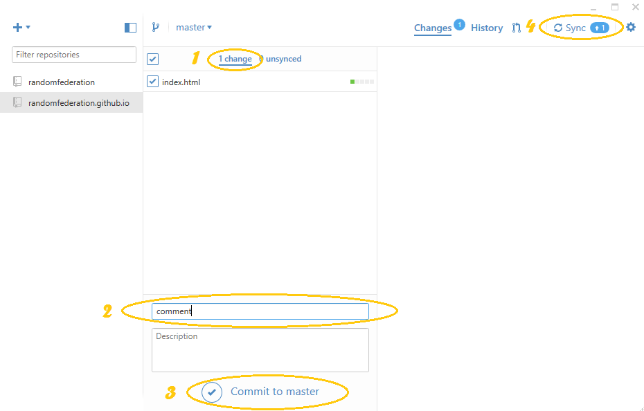 How to make a repository on Github Pages and how to commit changes to