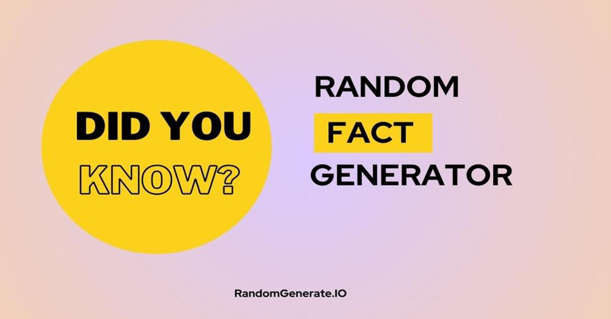 Random Fact Generator
