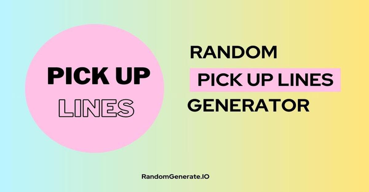 Random Pickup Lines generator