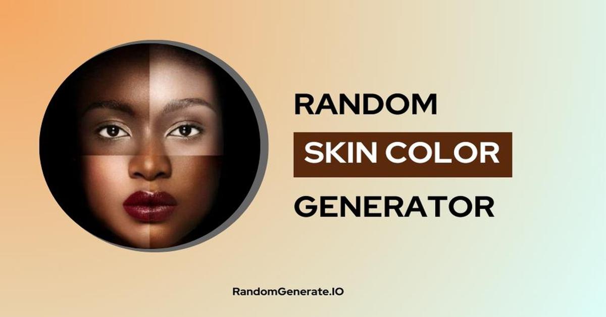 Random Skin Color Generator