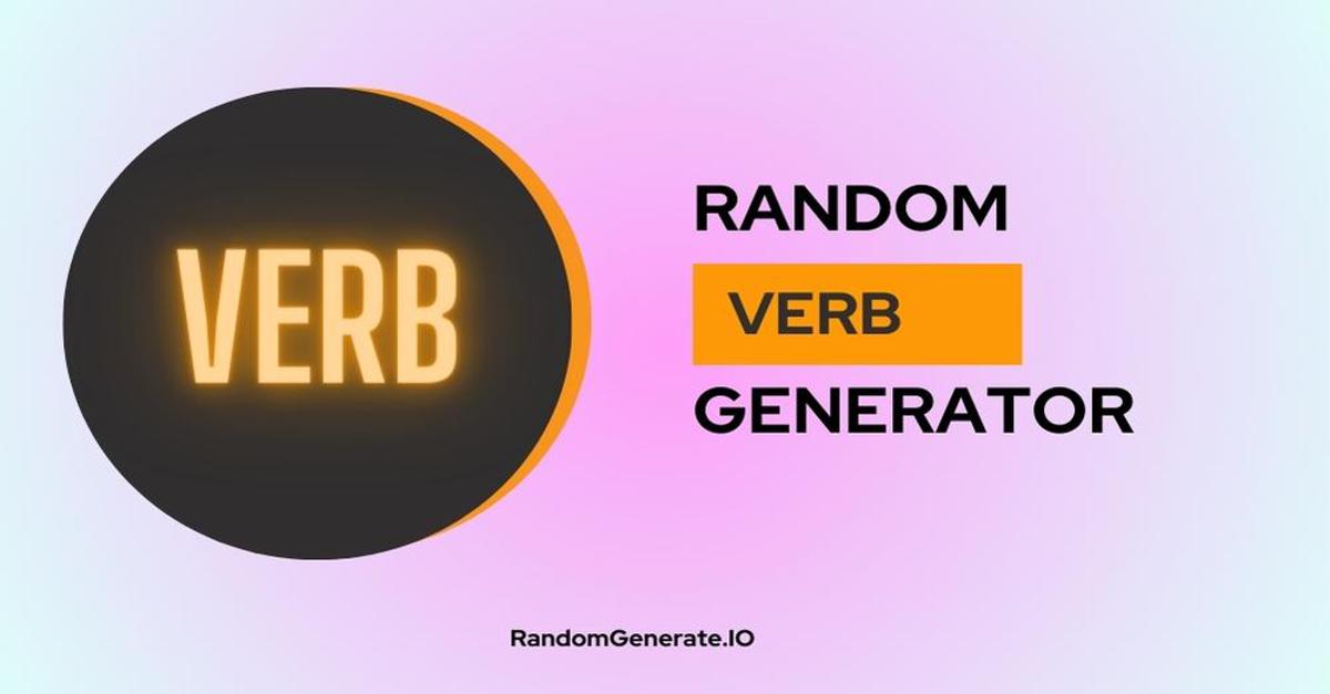Random Verb Generator