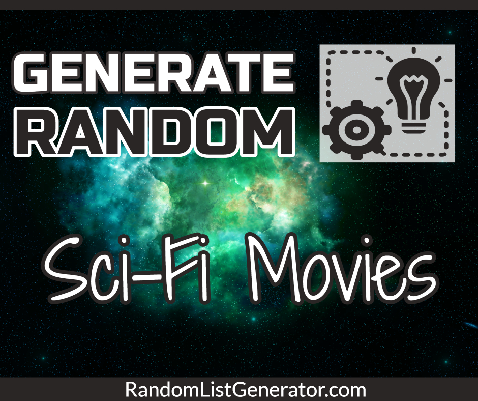 Random Scifi Movie Generator