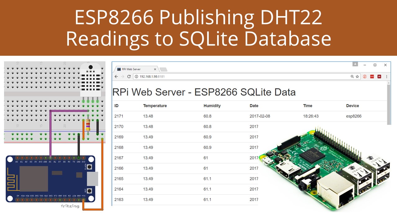 ESP8266 Publishing DHT22 to SQLite Random Nerd Tutorials