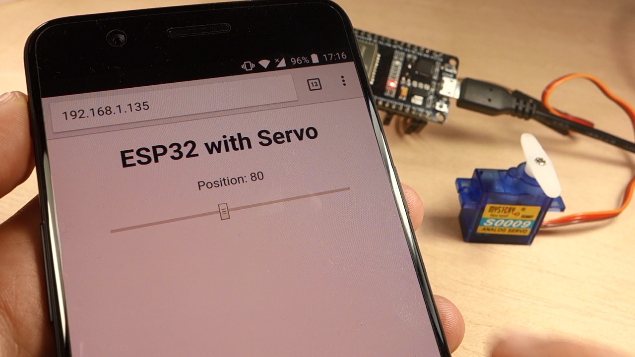 ESP32 Servo Motor  Server with Arduino IDE Random Nerd Tutorials