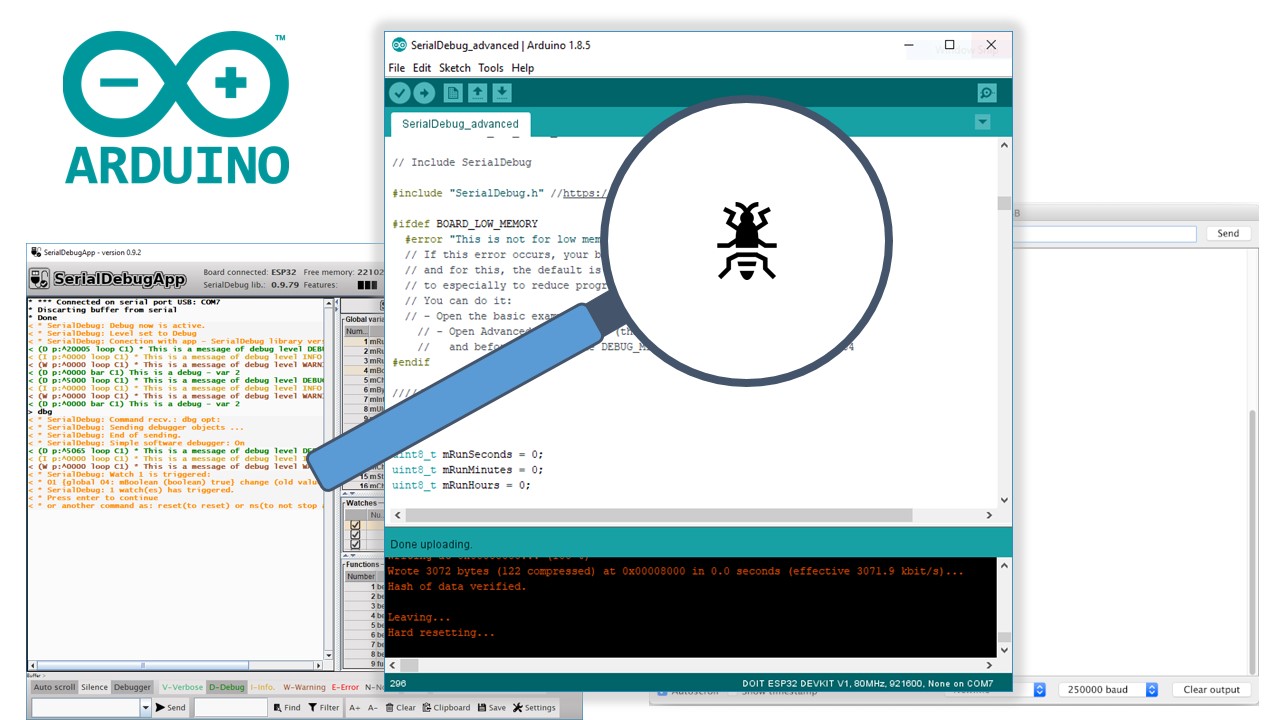 Better Debugging for Arduino IDE SerialDebug Library Random Nerd