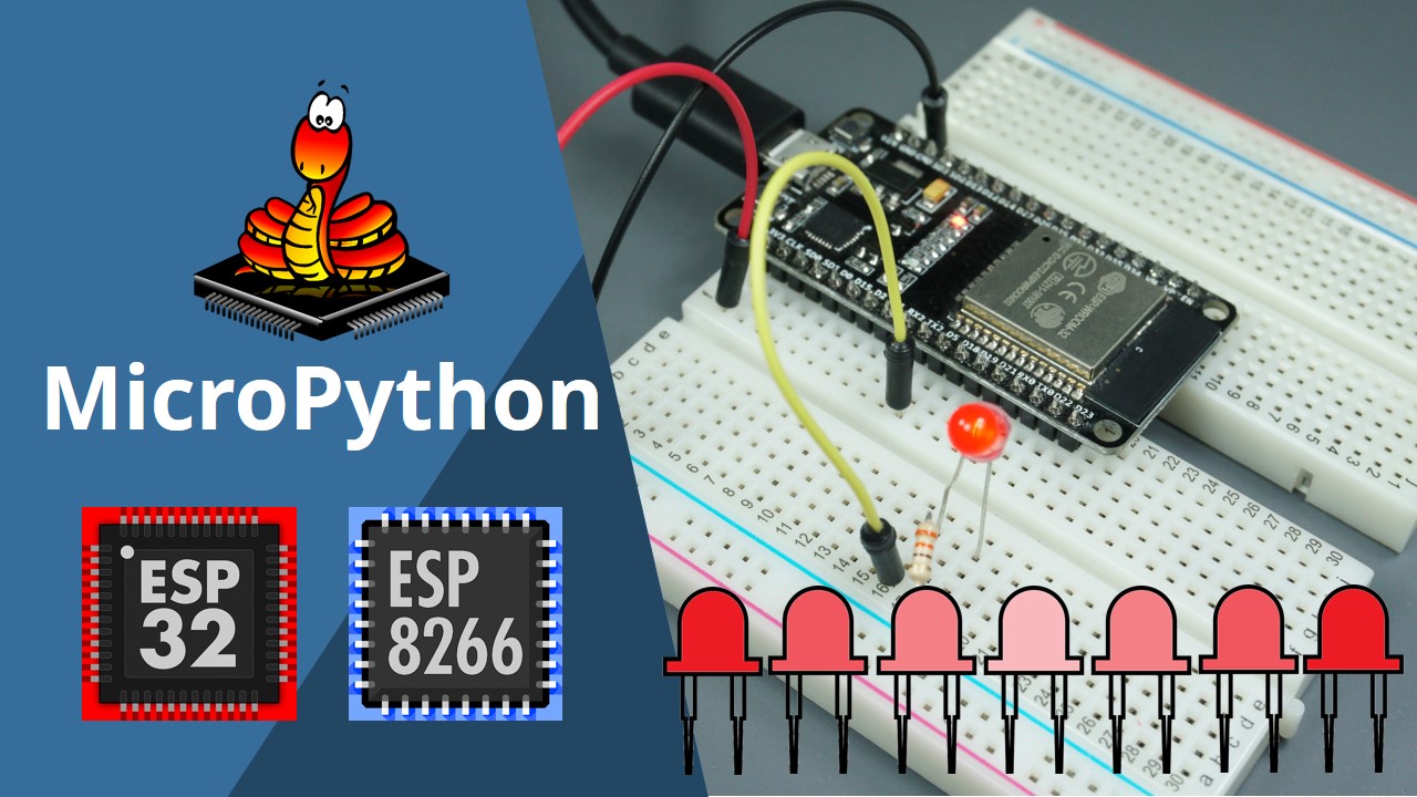 ESP32/ESP8266 PWM with MicroPython - Dim LED | Random Nerd Tutorials