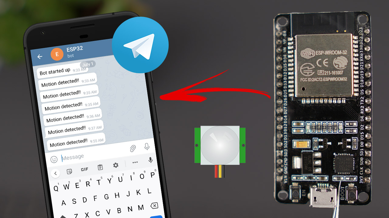 Telegram ESP32 Motion Detection with Notifications Random Nerd Tutorials