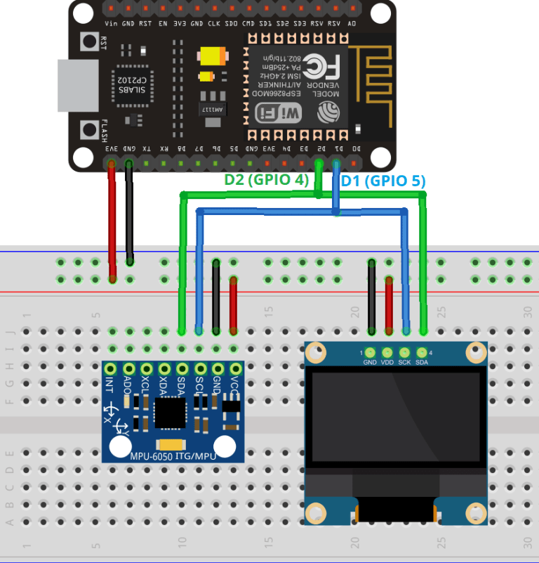 MPU6050-OLED-ESP8266-NodeMCU-Wiring-Schematic-Diagram-Circuit | Random