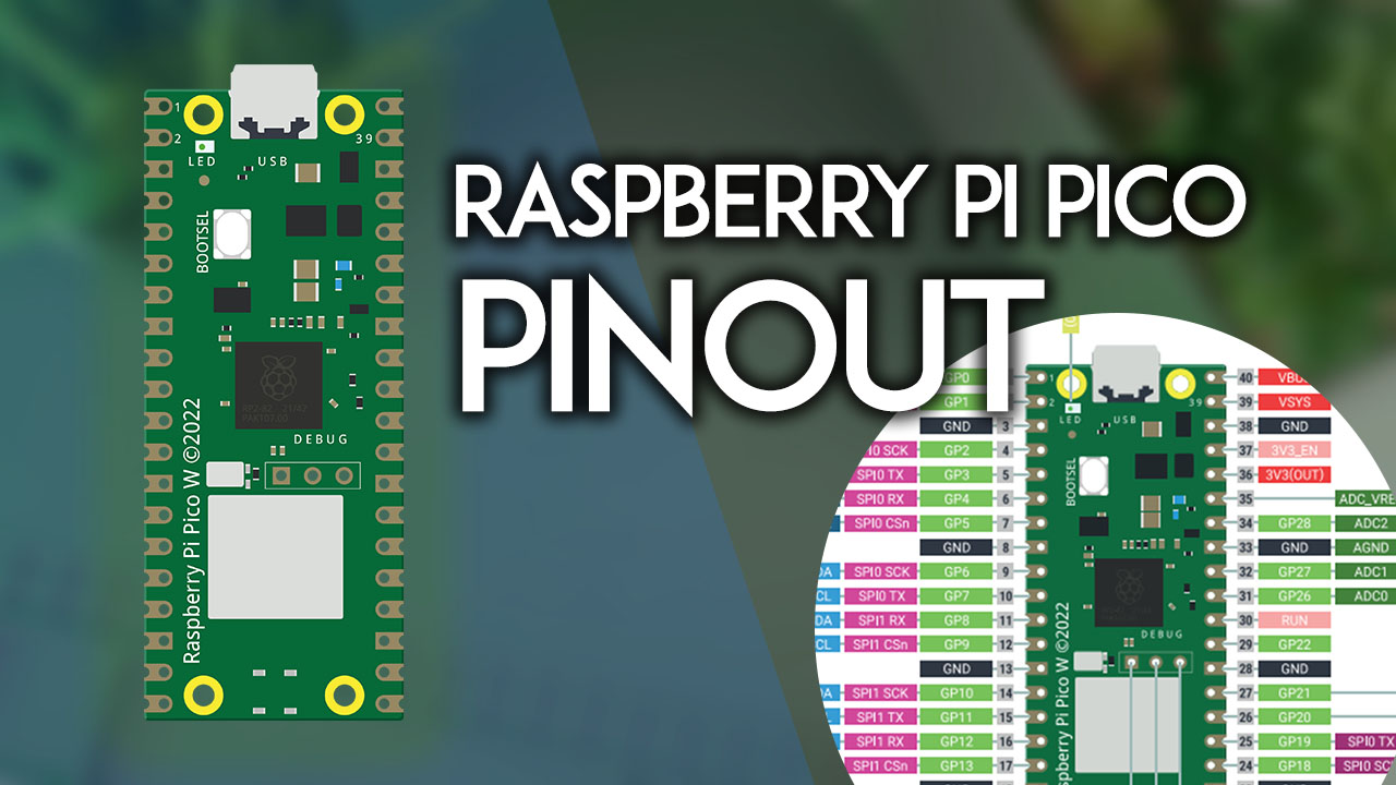 Raspberry Pi Pico and Pico W Pinout Guide GPIOs Explained Random