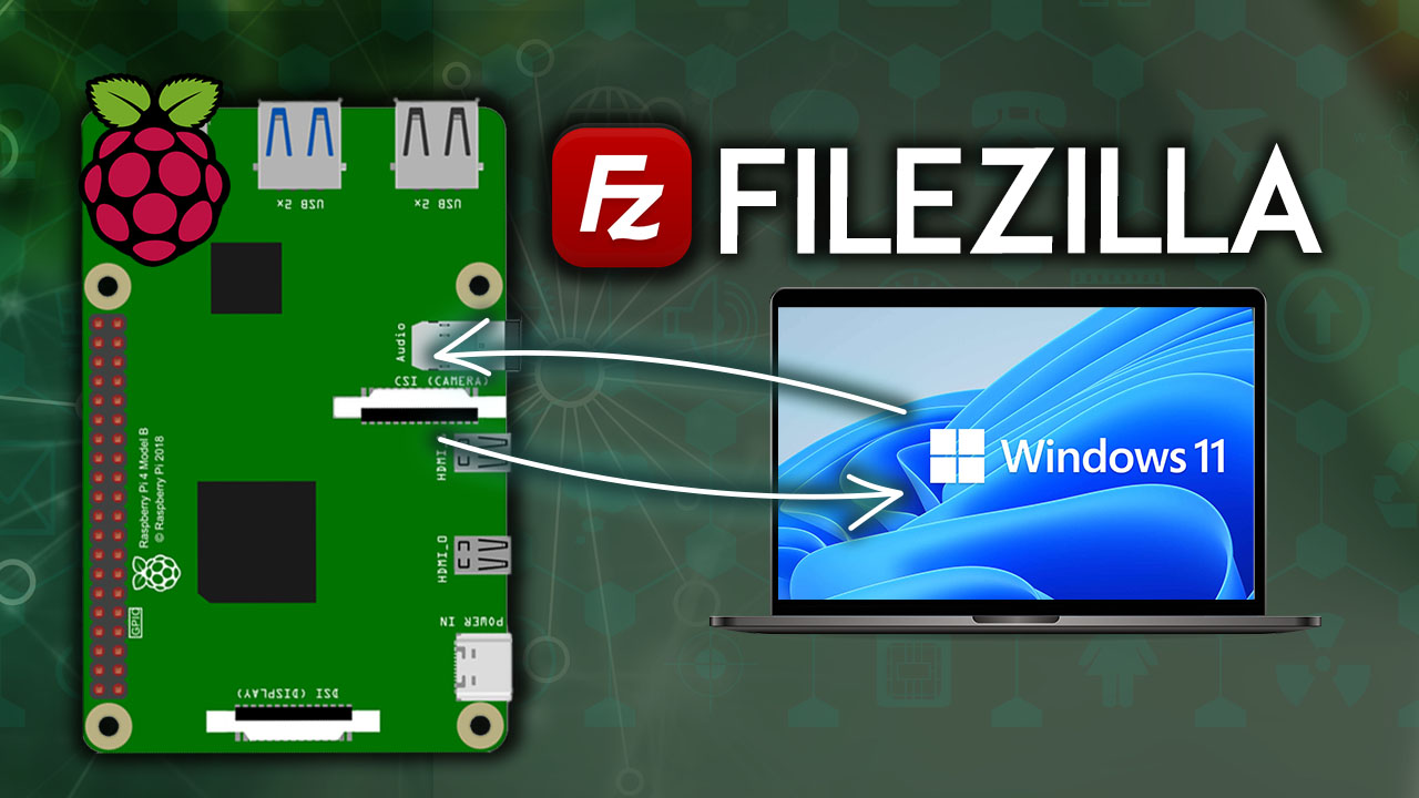 Transfer Files to and from Raspberry Pi using FileZilla FTP (Windows PC