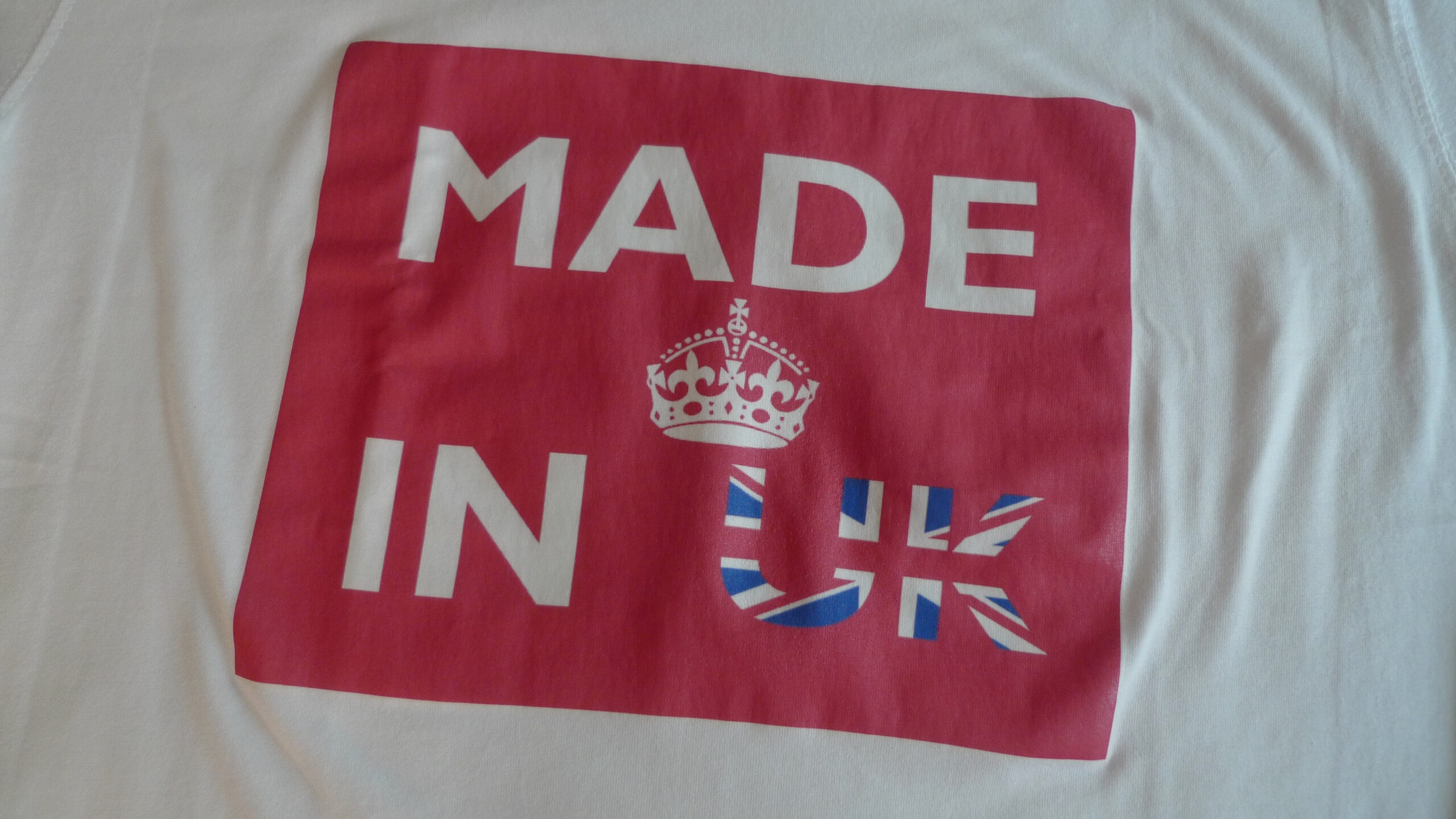 Made in UK in China Tshirt design Randomwire