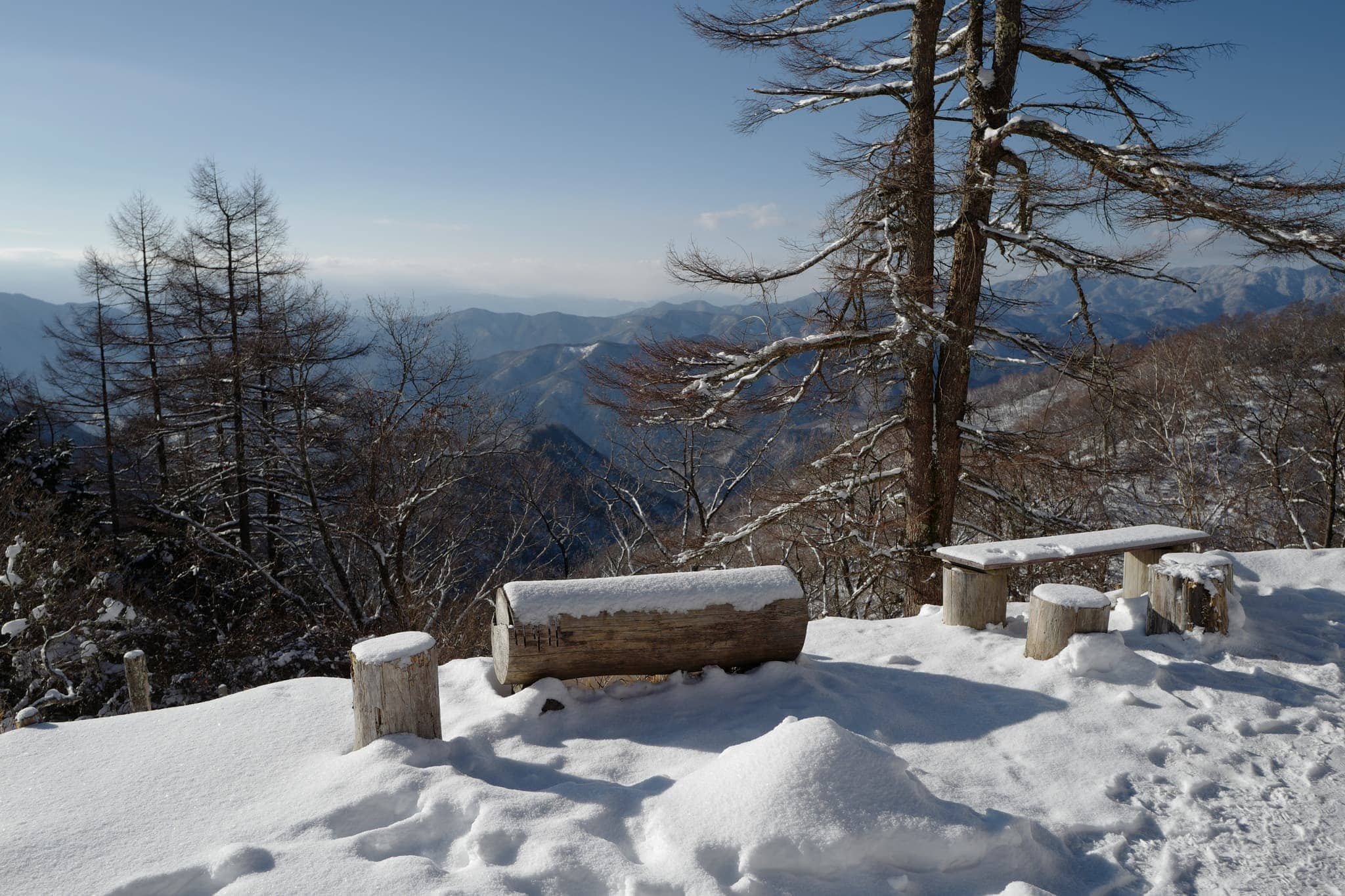 2 Day Snow Hike Mitsumine Shrine up to Mt. Kumotori and down to