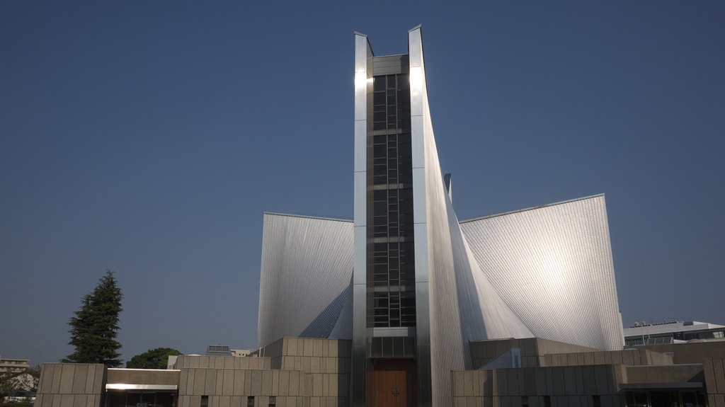 St. Mary's Cathedral, Tokyo Church of Concrete and Steel