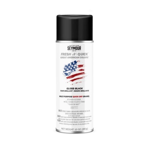 FreshNQuick Great American Spray Paint (113) 16 oz. Gloss Black