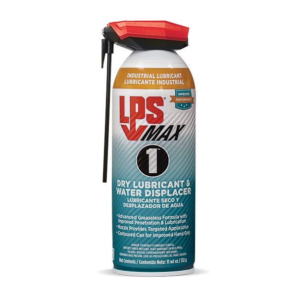 MAX 1 Dry Lubricant & Water Displacer 16 oz. Aerosol (12/case) R