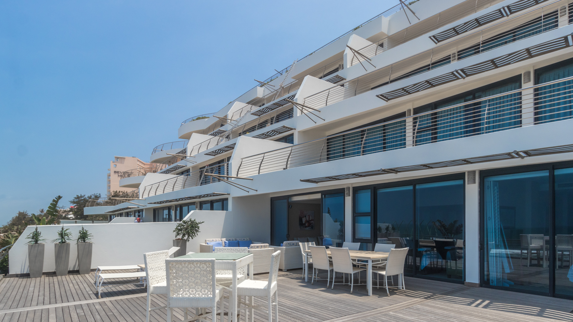 Touching the sand in one of the most exclusive beachfront positions on