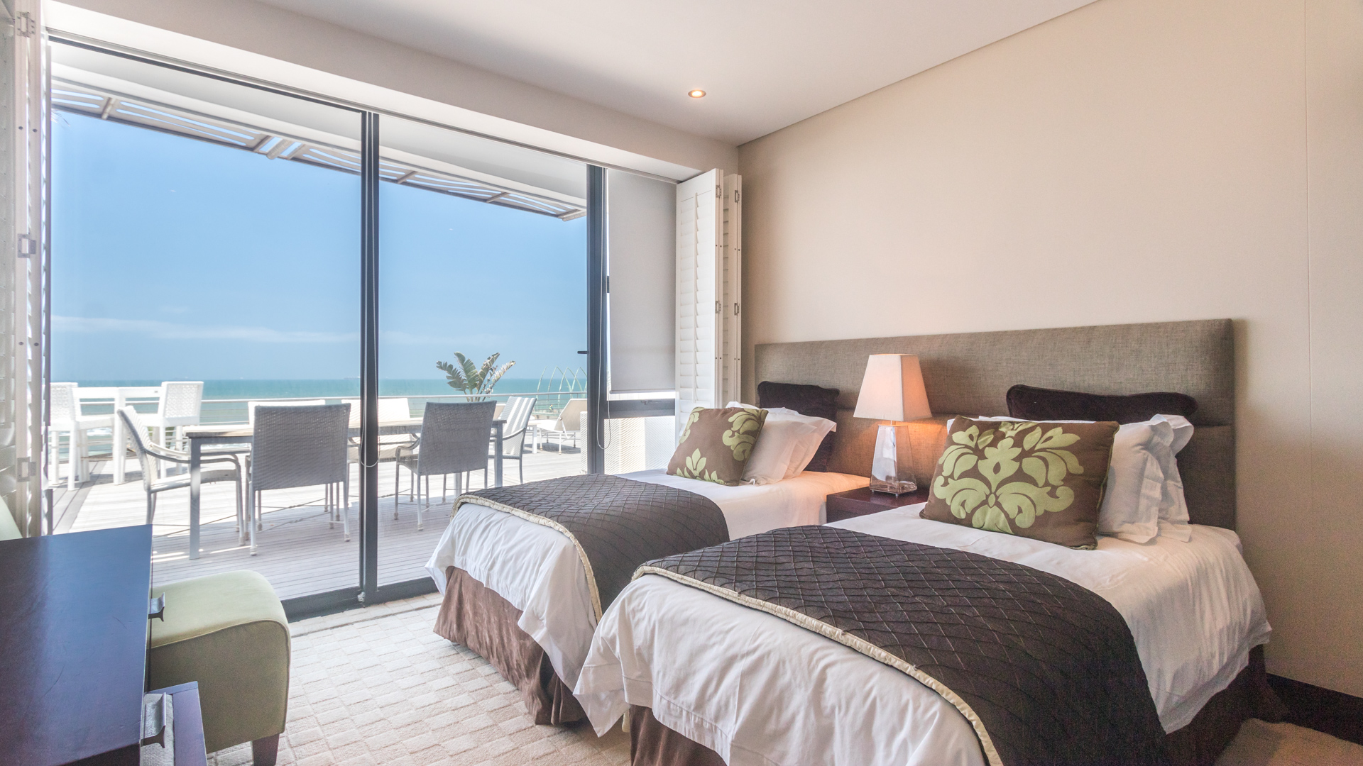 Touching the sand in one of the most exclusive beachfront positions on