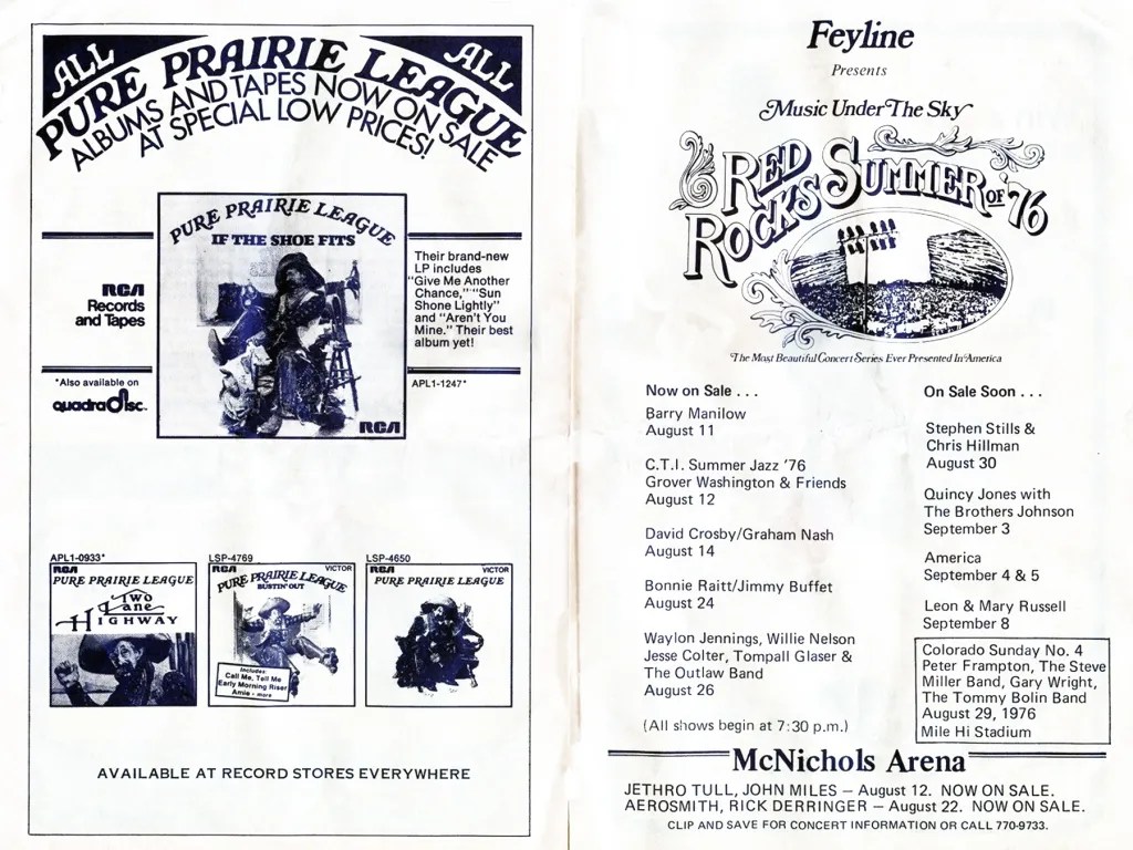 Denver Mile High Stadium Eagles concert