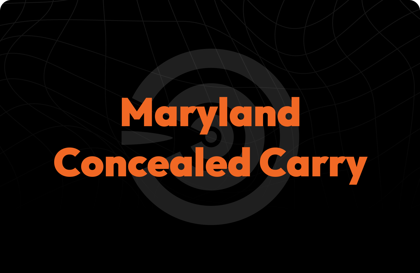 Maryland Concealed Carry Class Range Time