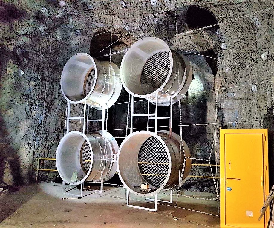 Underground Primary Vent Fan Rangecon