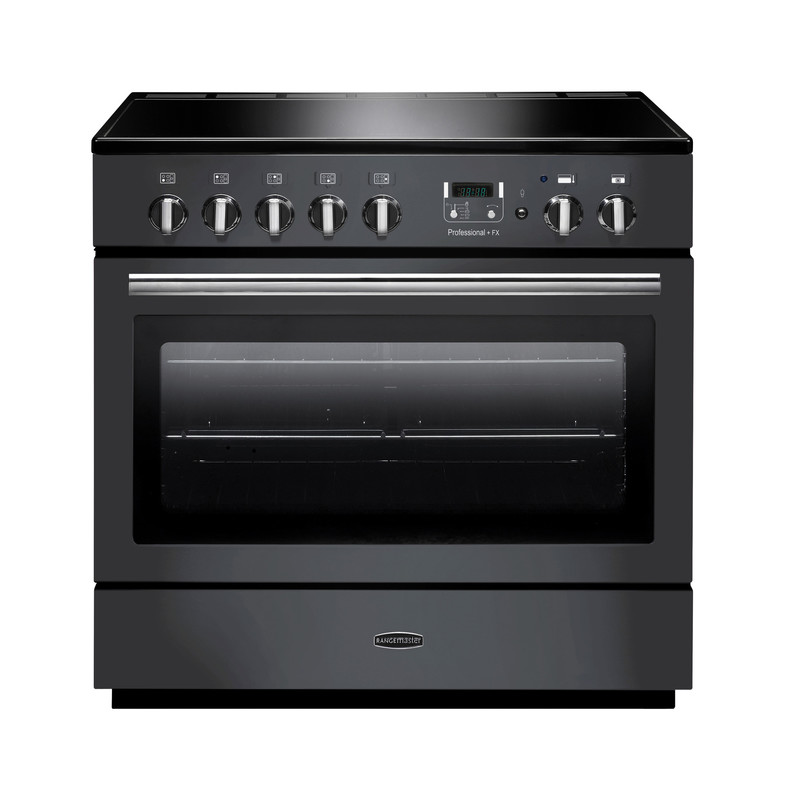 Rangemaster Professional+ FX 90 Induction Slate with Chrome trim