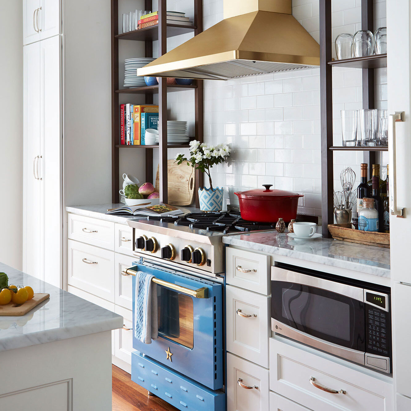 Custom Designed Brass Kitchen Range Hoods