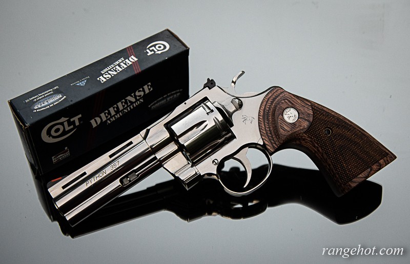 Colt Python 3 inch, handful of carry gun. RangeHot Expert Firearms