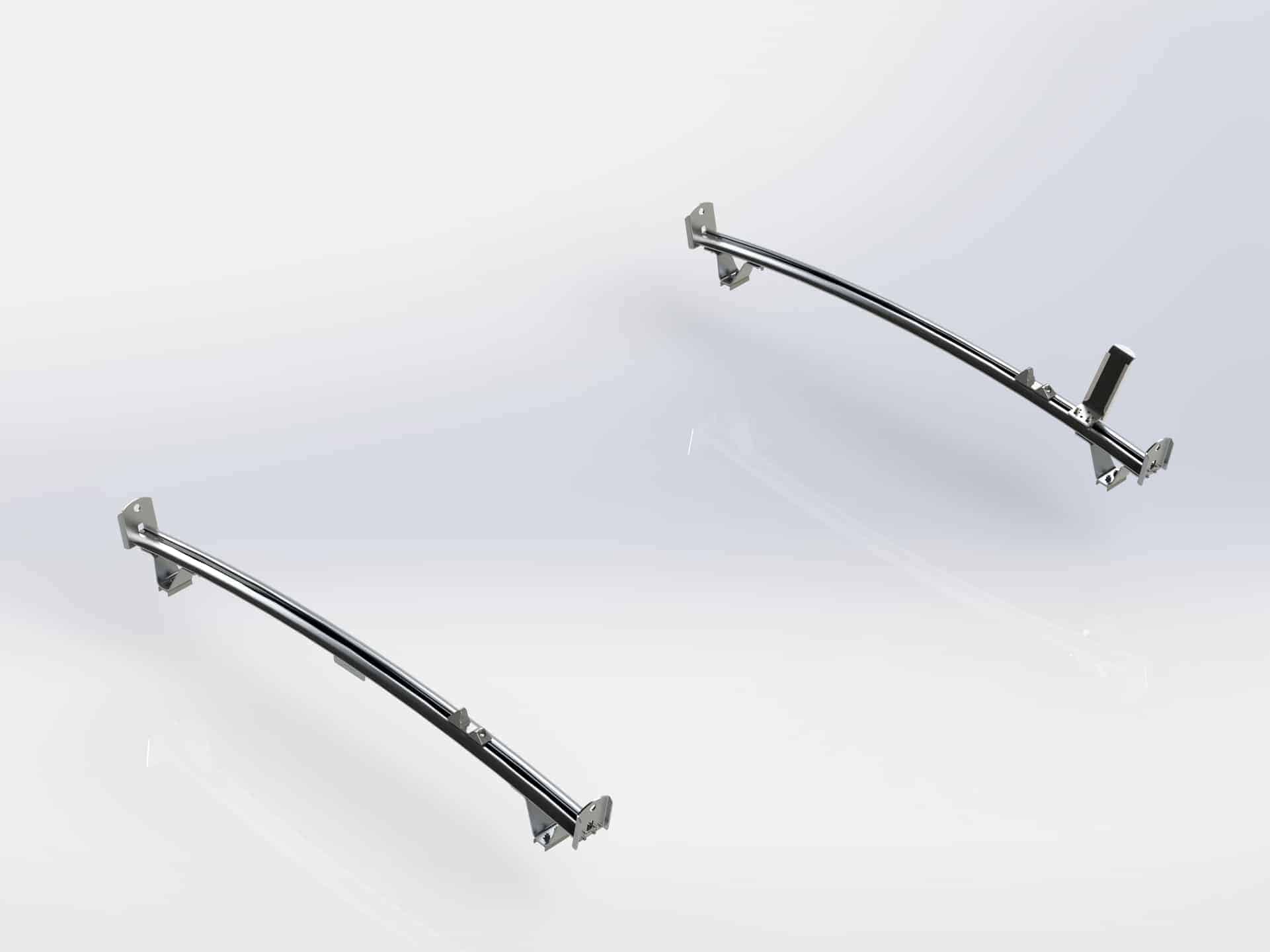 Standard Ranger Ladder Rack, 2 Bar System, Ram ProMaster Ranger Design