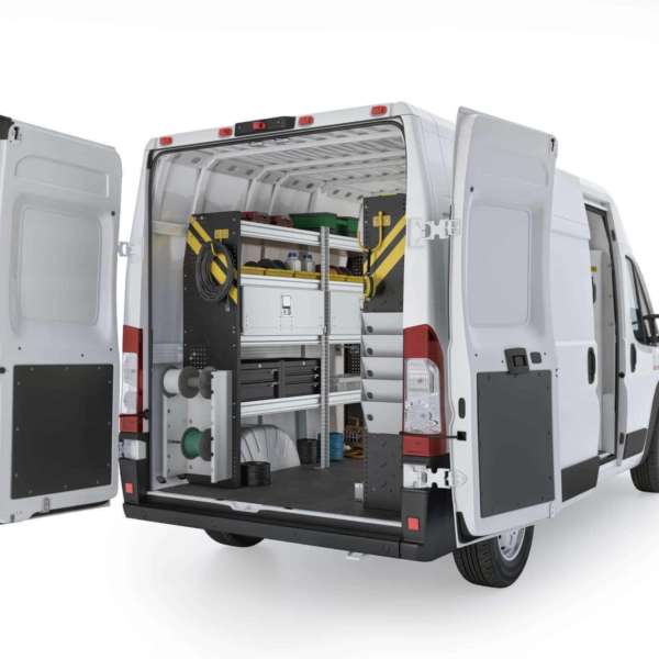 Electrician Van Shelving Package, RAM ProMaster, 118" / 136" WB RPS