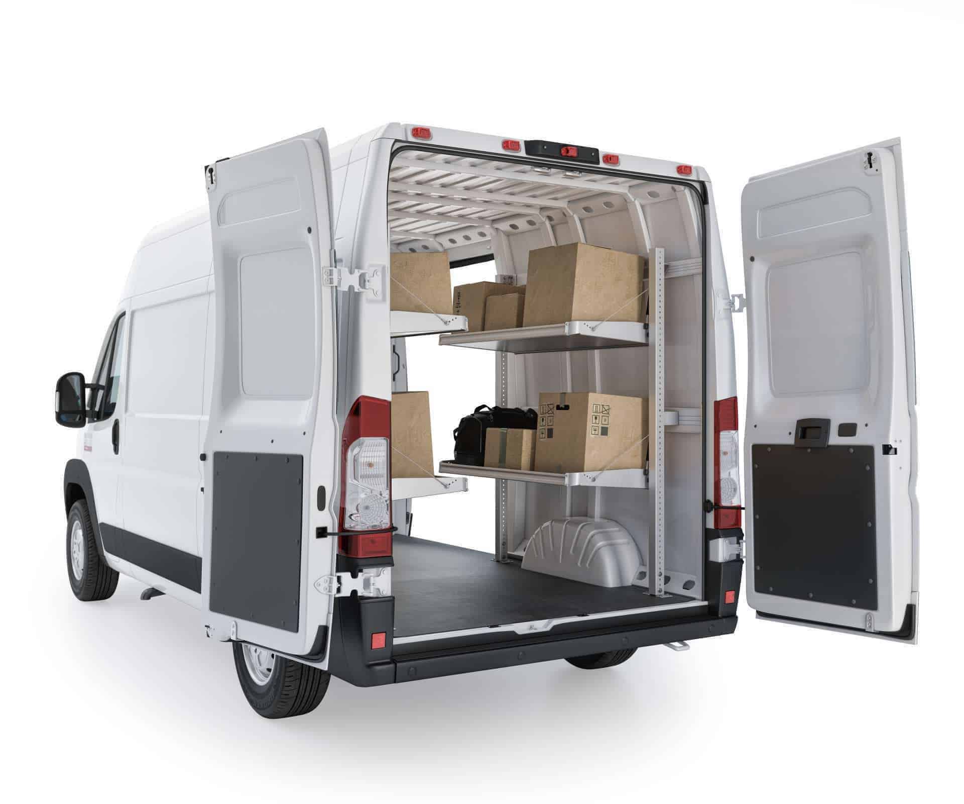 Delivery Van Shelving Package, RAM ProMaster, 118” / 136” WB RPS19