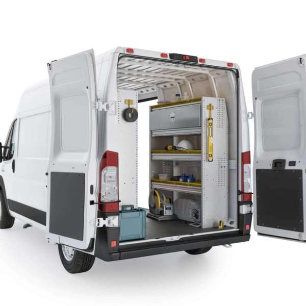 Aluminum Van Shelving Package, RAM ProMaster, 118” / 136” WB RPS27
