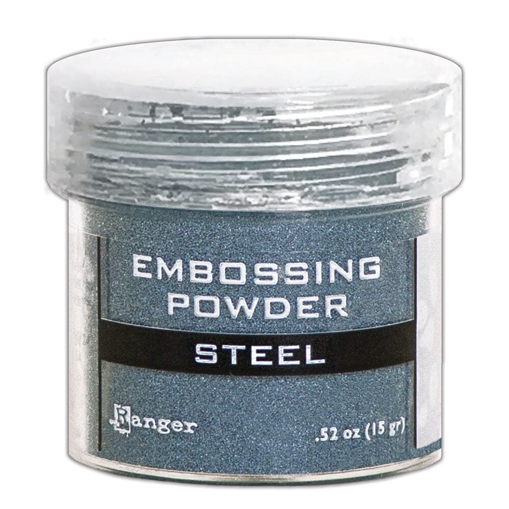 Embossing Powder Steel Metallics, 1oz Jar