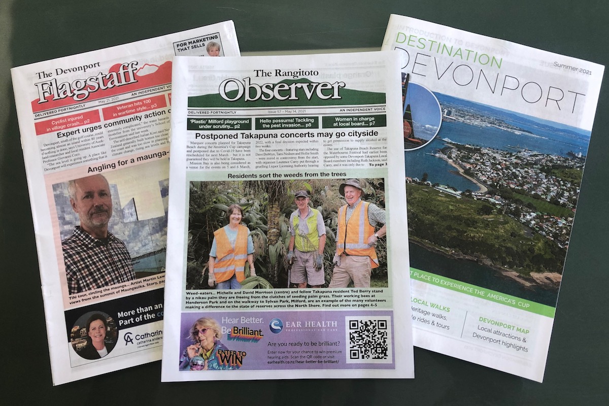 Awards recognise value of twoyearold local paper Rangitoto Observer