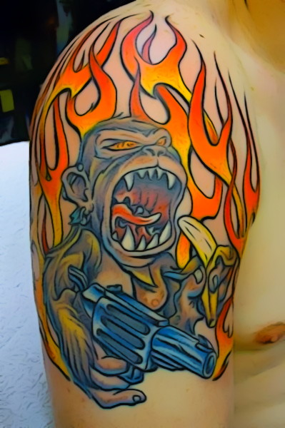 Angry Wild Animal Tattoos – Only Skin Deep Tattooing 600_x_399_jpg