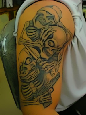 Check spelling or type a new query. See No Evil Hear No Evil Speak No Evil Tattoo Only Skin Deep Tattooing