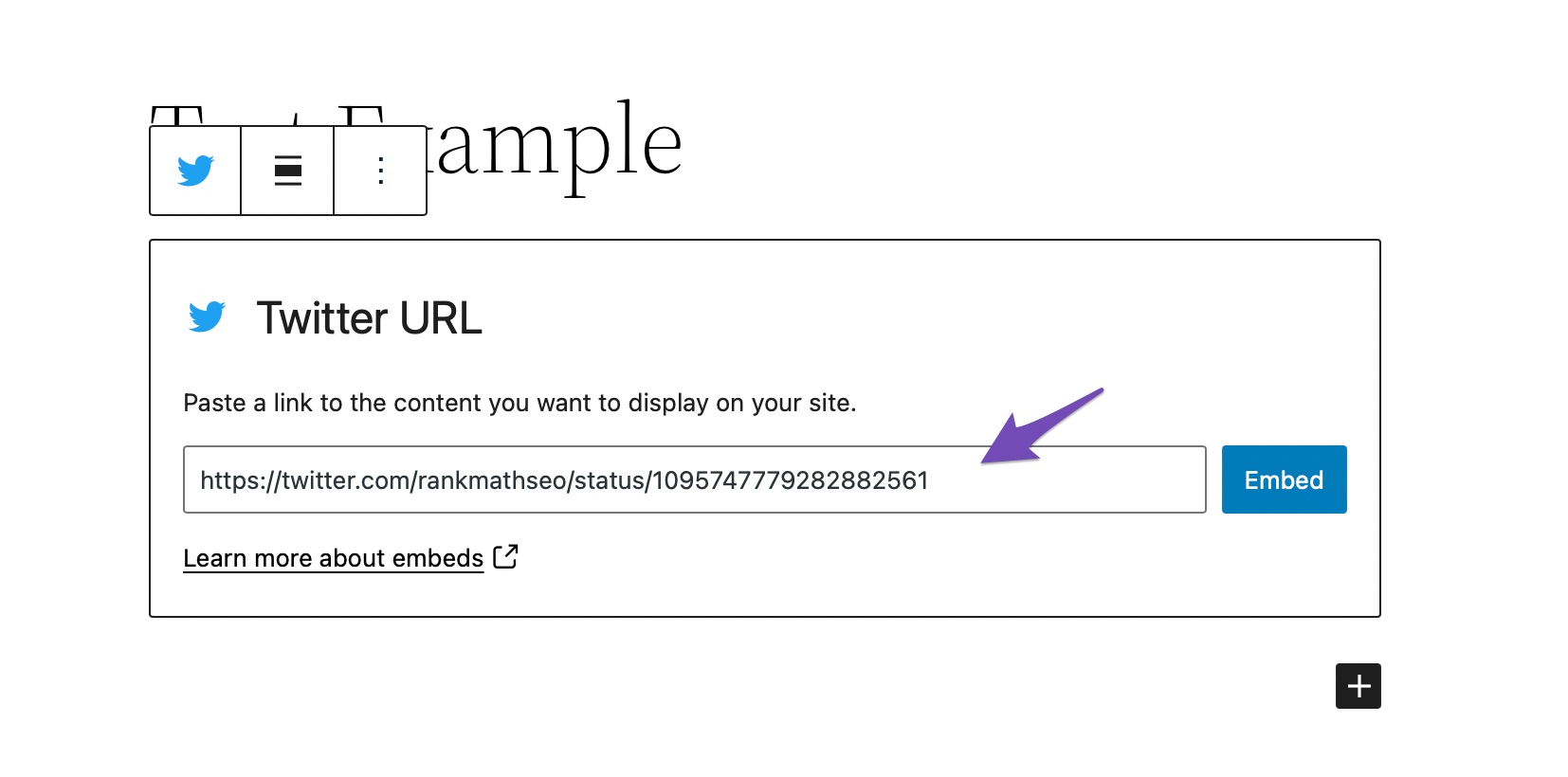 How to Embed Tweets in WordPress the Easy Way » Rank Math