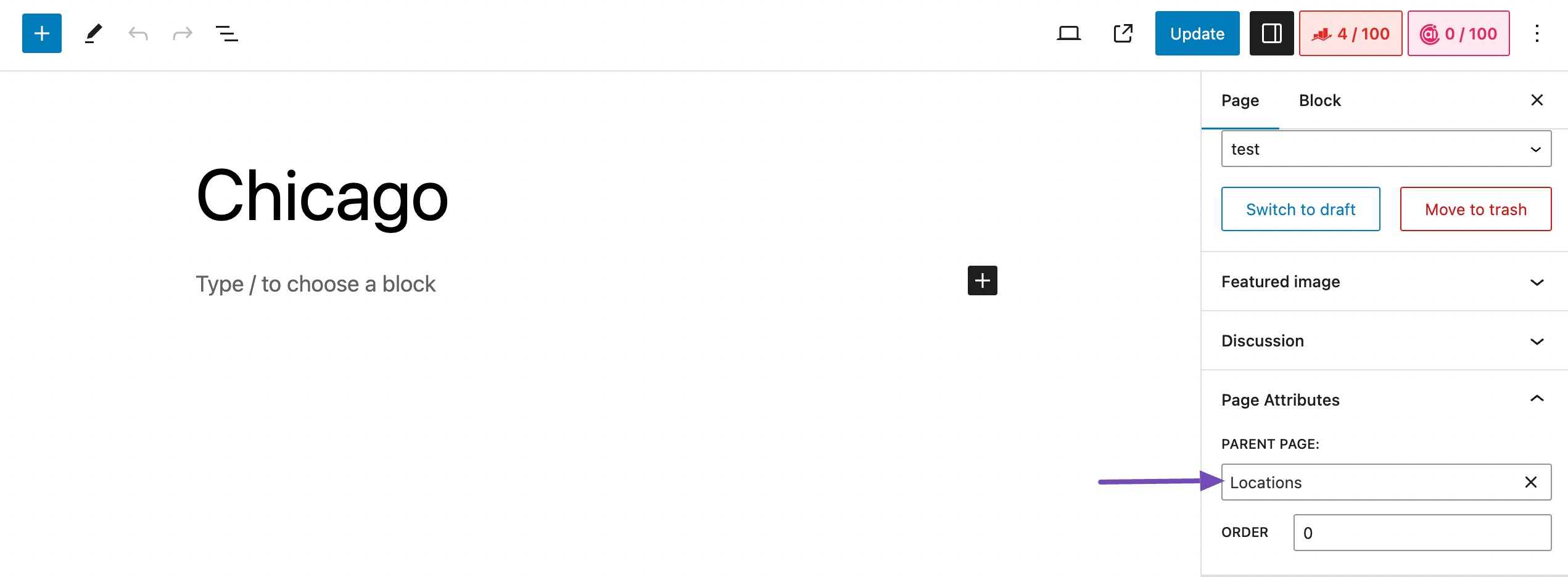 What is a Parent Page in WordPress & How to Create One? » Rank Math