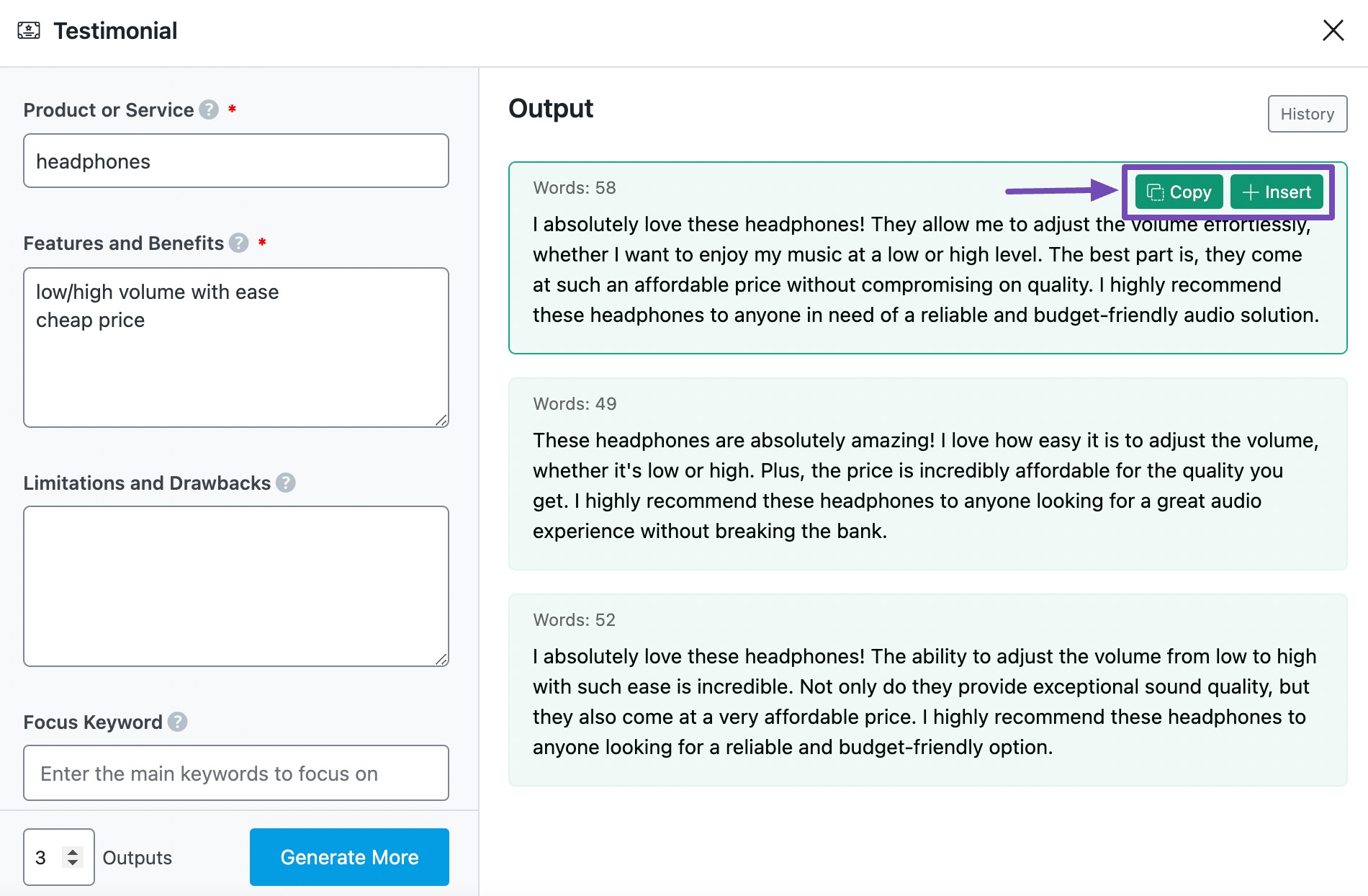 How to Write a Testimonial With Content AI » Rank Math