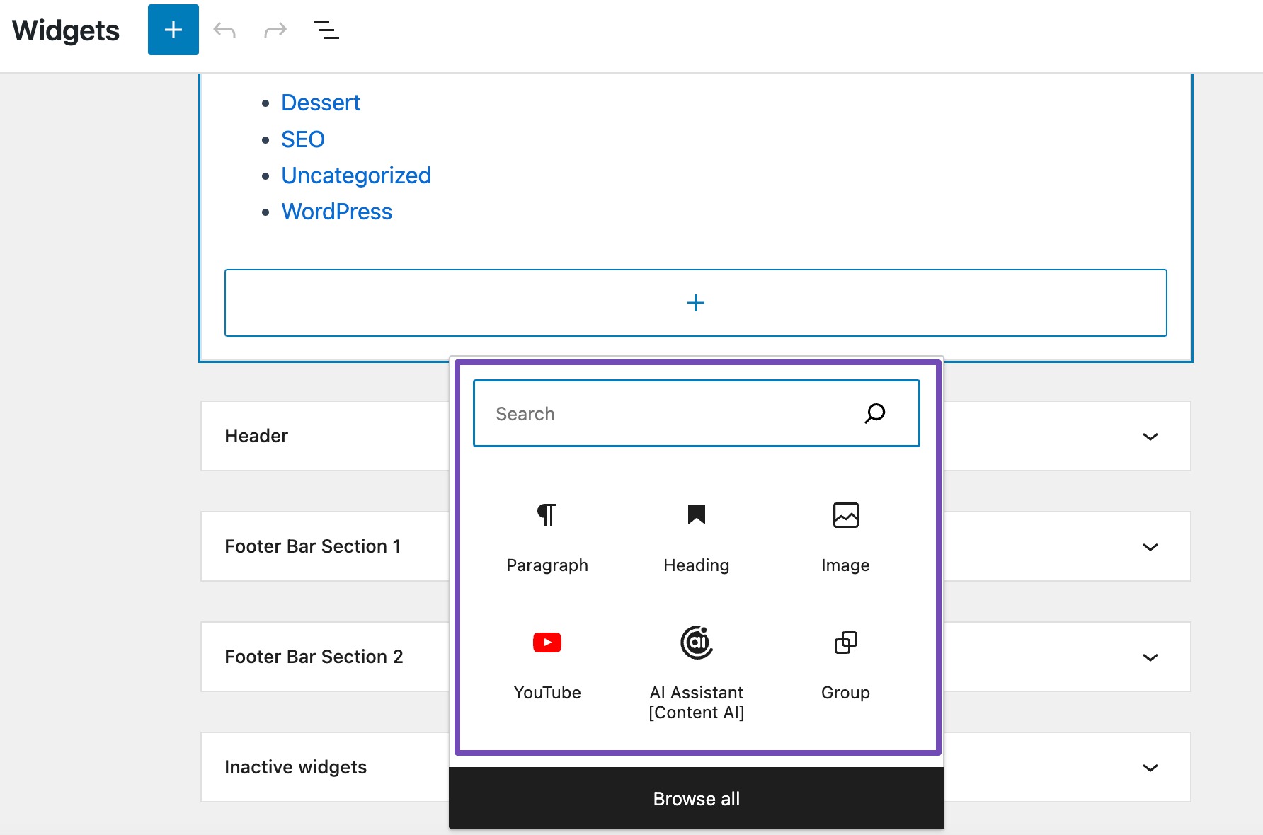How to Easily Add Widgets in WordPress » Rank Math