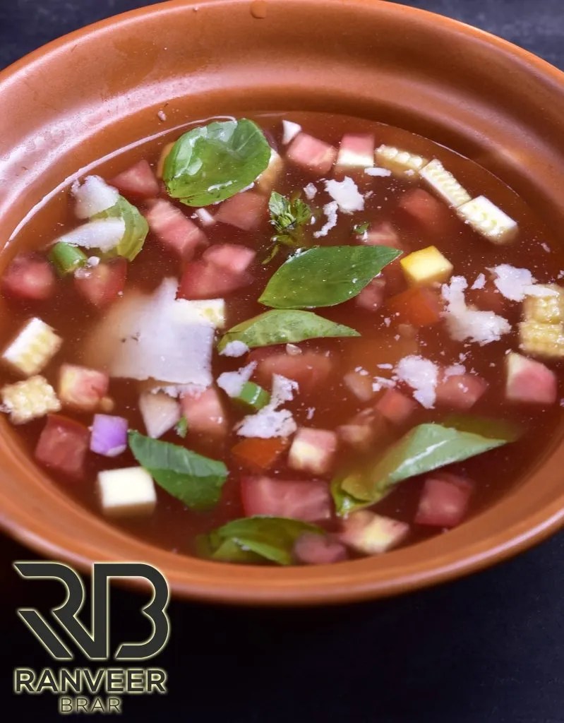 Easy Italian Vegetable Soup सब्जी का सूप Recipe Ranveer Brar