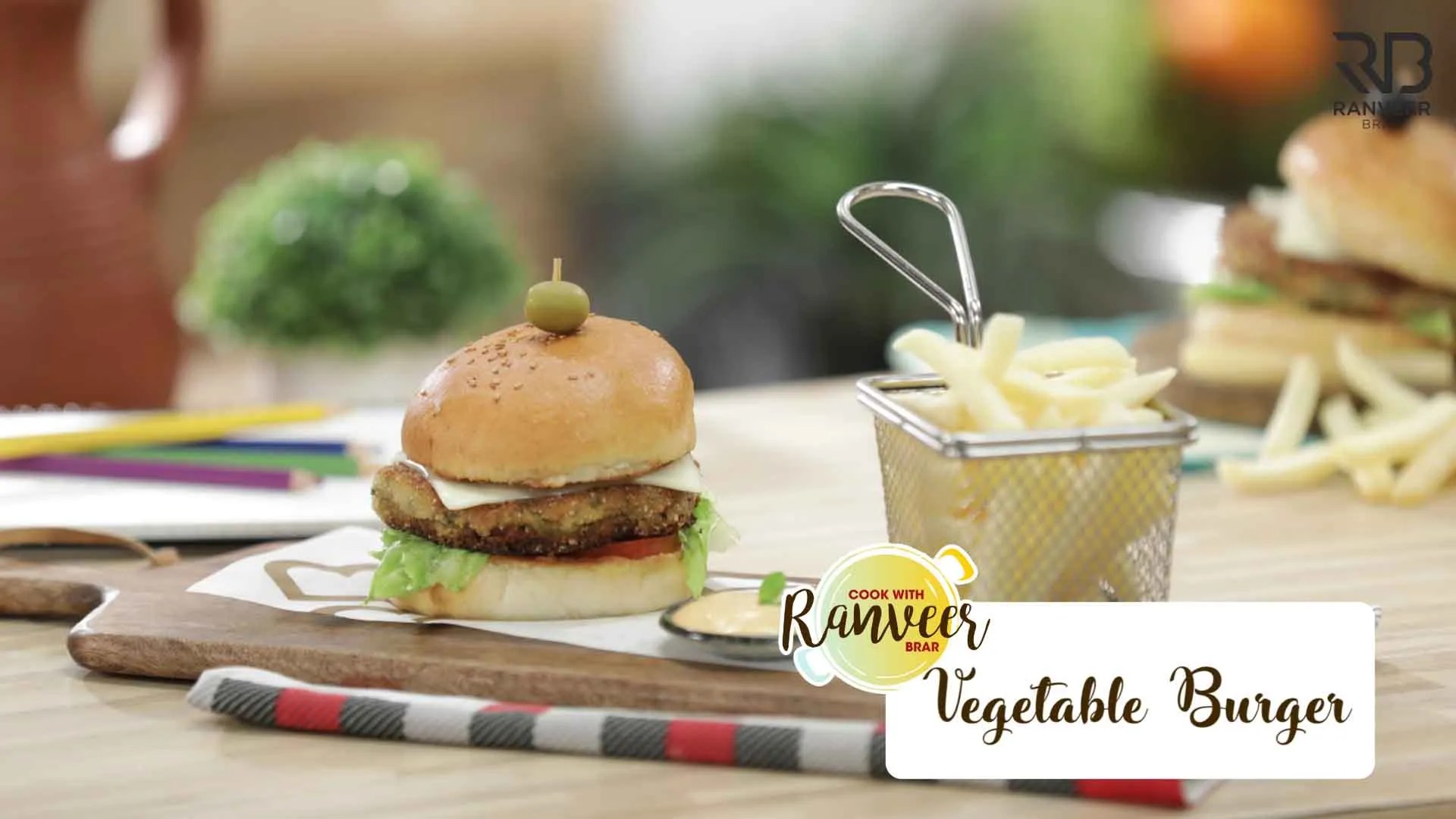 Easy Veg Burger वेज बर्गर Easy Homemade Burger recipe Recipe Ranveer Brar