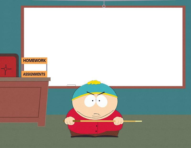 South Park Chalkboard Generator