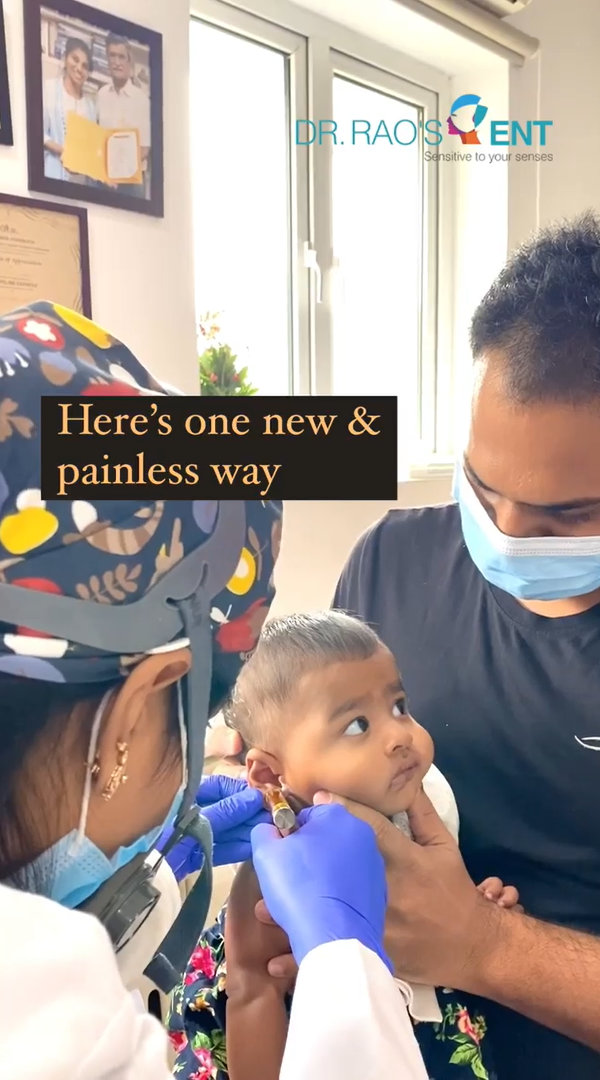 ENT Ear Piercing in Hyderabad by Dr Shree C Rao, Dr Rao's ENT Dr Rao