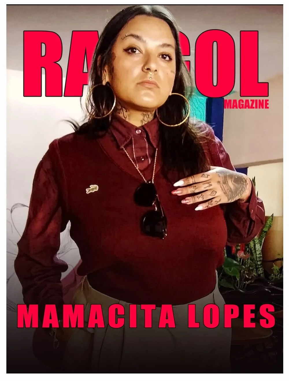 Mamacita Lopes falando sobre maternidade real, moda, costura e rap