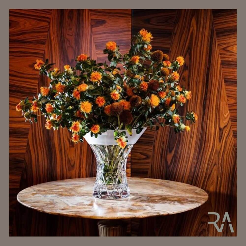 CRYSTAL VASE GARLAND 30CM Raphael Azzopardi