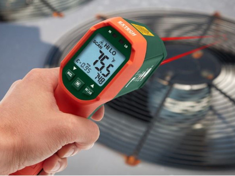 EXTECH IR320 Dual Laser Infrared Thermometer rapidtech