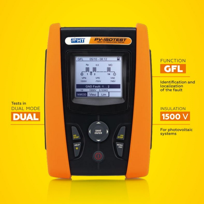 HT Instruments PVISOTEST Multifunction Tester for Photovoltaic Systems