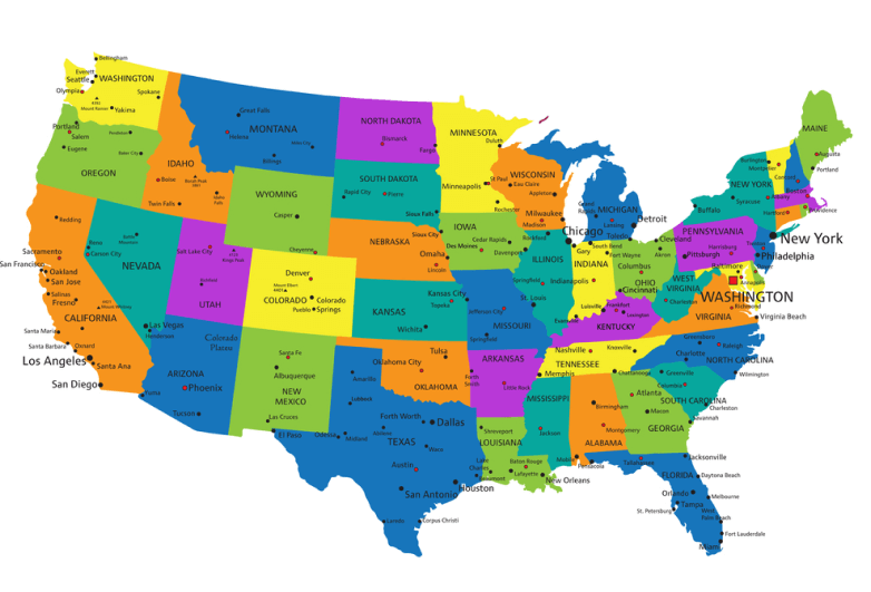 List of states Rapid Auto Shipping