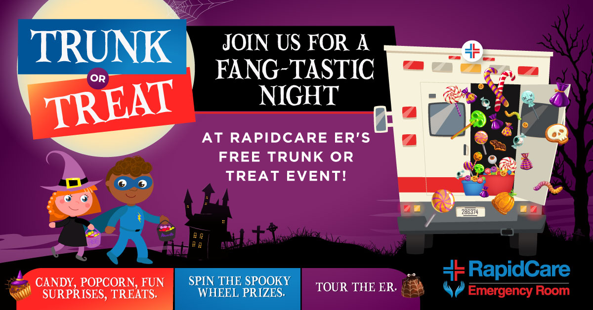 Trunk or Treat Events 2023 RapidCare Emergency Room Fast 24/7