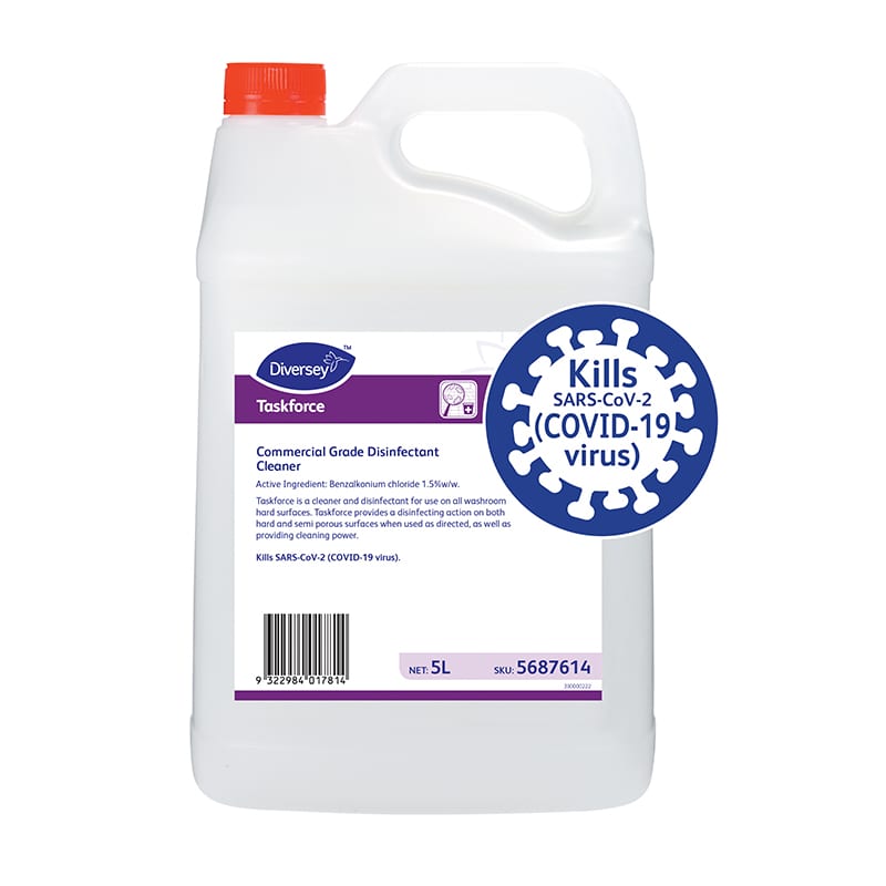 Diversey Taskforce Commercial Grade Disinfectant RapidClean